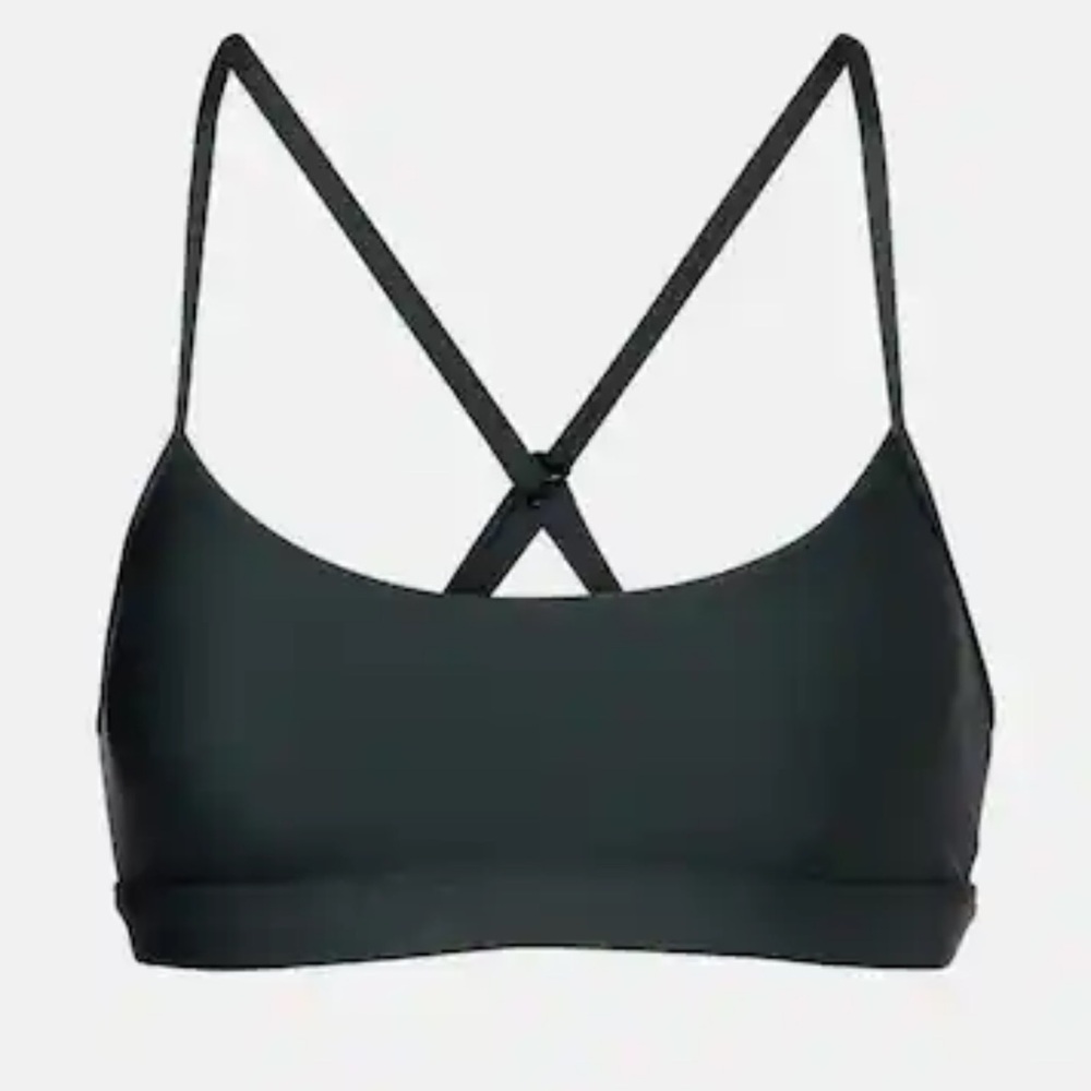 HP - ALO Yoga Strappy Sports Bra - Black